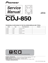 Pioneer CDJ-850 User manual