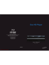 Samsung BD UP5000 - Blu-Ray Disc And HD DVD Player User manual