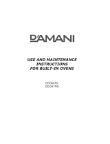 Damani DDO67MS Use And Maintenance Instructions