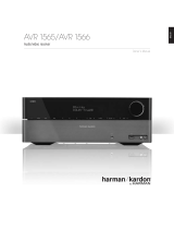 Harman Kardon AVR 1566 Owner's manual