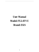 Eks FX2.4TVU User manual
