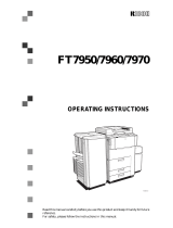 Ricoh FT7970 Operating Instructions Manual