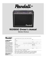 Randall RG100SC Owner's manual