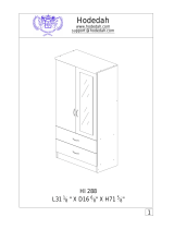 Hodedah HI 288 Assembly Instructions Manual