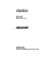 Clarion DB265MP Owner's manual
