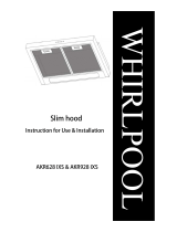 Whirlpool AKR928 IXS Instruction For Use & Installation Instructions