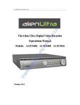 Alien ALIEN604 Operating instructions