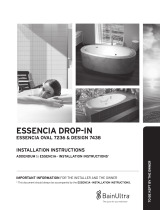 BainUltra ESSENCIA DESIGN 7438 Installation Instructions Manual