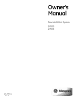 GE Monogram ZVB36 Owner's manual