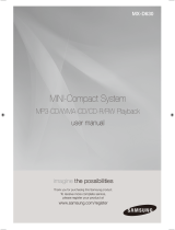 Samsung MX-D630 User manual