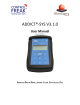 CONTROL FREAK ADDICT-SYS User manual