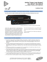 Univox SLS-300 XF Installation guide