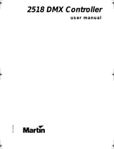 Martin DMX Controller 2518 User manual