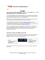 YAESU FT-2000D - UPDATE V0151 AND V11.54 INFORMATION User manual