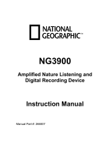 National Geographic NG3900 User manual
