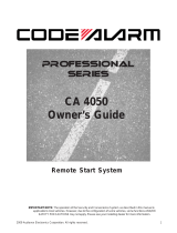Code Alarm Professional Series CA 4050 User manual