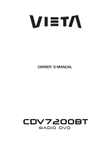 VIETA CDV7200BT Owner's manual