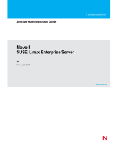 Novell LINUX ENTERPRISE SERVER 11 - STORAGE ADMINISTRATION GUIDE 2-23-2010 Administration Manual