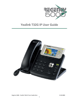 Regency 5000 SIP-T32G User manual