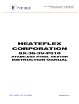 Heateflex SX-36-3V-P510 User manual