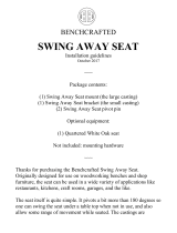 Benchcrafted Swing Away Seat Installation Manuallines