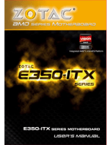Zotac E350-ITX Series User manual