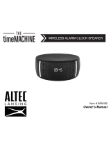 Altec Lansing timeMachine IMW465 Owner's manual