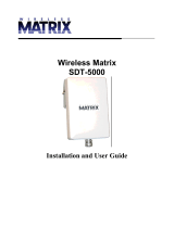 Wireless Matrix SDT-5000 Installation and User Manual