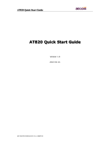 ATCOM AT820 series Quick start guide