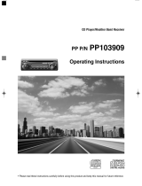 Panasonic PP103909 Operating Instructions Manual