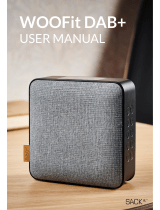 SACKit WOOFit DAB+ User manual