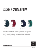 Osprey SISKIN Series Owner's manual