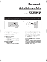 Panasonic DP-MB350 Quick Reference Manual