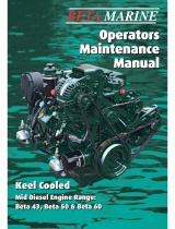 Beta Marine Beta 38 Operator's  Maintenance Manual
