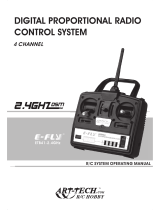 Art-Tech E-Fly ETB41-2.4GHz Operating instructions