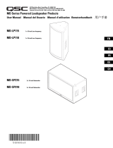 QSC Audio User Manual for MD series powered subwoofers User manual