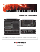 Fortinet FortiGate FortiGate-5001 Quick Manual