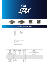 XILO STAX F4 Flight Controller User manual