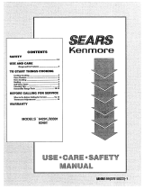 Kenmore 93491 Use, Care, Safety Manual