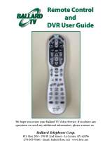 Ballard TV Remote Control and DVR User manual