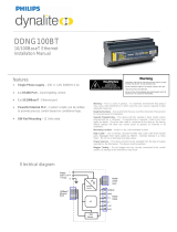 Philips Dynalite DDNG100BT Installation guide