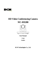 Dcm MC-HD200 User manual