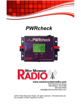 West Mountain Radio PWRcheck Operating instructions