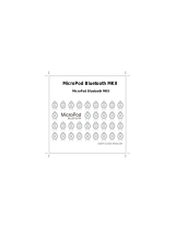 Podspeakers MicroPod Bluetooth MKII User manual