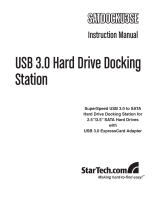 StarTech.com SATDOCKU3S User manual