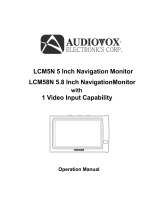 Audiovox LCM5N User manual