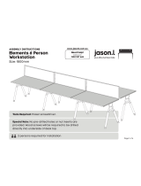 Jason.L Elements 6 Person Workstation Assembly Instructions Manual