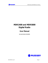 Plessey MDR5800 User manual