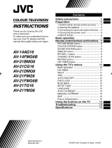 JVC AV-14AG16, AV-14FMG6B, AV-21BM Instructions Manual