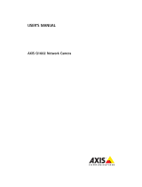 Axis Q1602 User manual